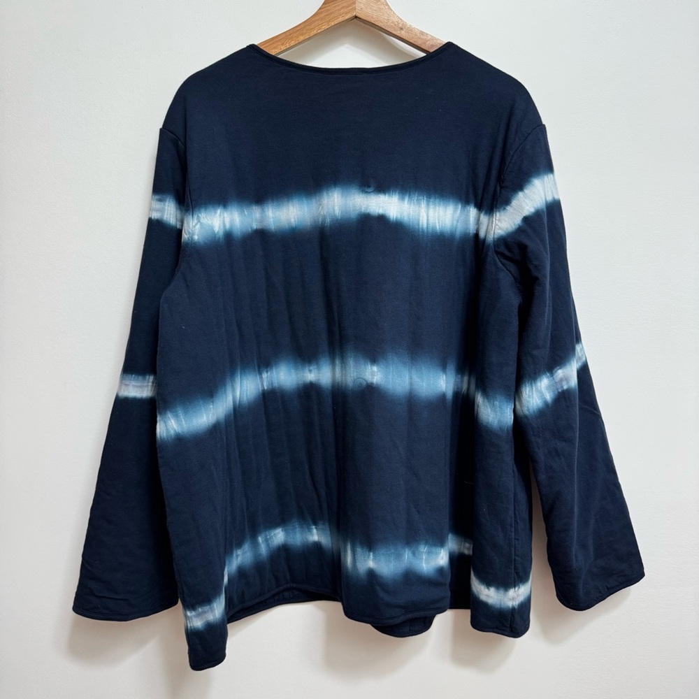 J. Jill PureJill Tie Dye Cotton Quilted Jacket XL - Picture 7 of 13